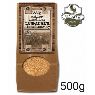 CUKIER TRZCINOWY DEMERARA 500 G